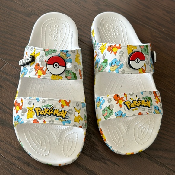CROCS Other - NWOT Crocs Pokemon Slides M8/W10